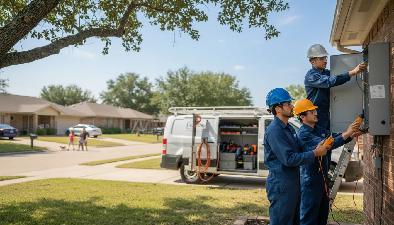 Certified electrician providing emergency electrical services in Morland, KS
